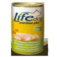 Lifepet Lifedog Pollo a Pezzettoni 400 g - Umido per Cani