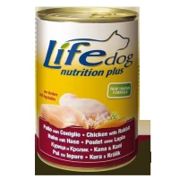 Lifepet Lifedog Pollo e Coniglio 400 g