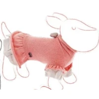 Maglioncino Luna con Gonnellina e Fiocchetto - Rosa - Ferribiella