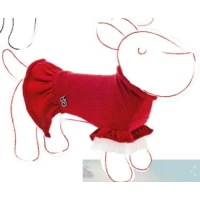 Maglioncino Luna con Gonnellina - Rosso - Ferribiella