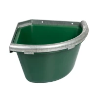Mangiatoia angolare Umbria Equitazione con bordo in ferro (circa 19 L)