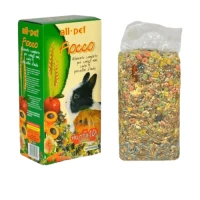 Mangime Conigli Nani, Cavie e Porcellini d'india Fiocco - 800 gr - All-Pet