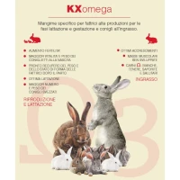 Mangime pellet conigli riproduttori KX Omega 25 kg