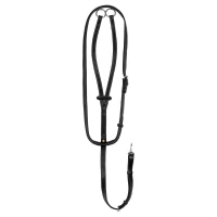 Martingala a collier Equestro con cuciture a contrasto