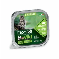 Monge BWild Sterilized Cinghiale e Ortaggi 32 x 100 g