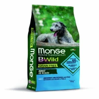 Monge BWild Dog Grain Free Acciughe, Patate e Piselli 12 kg