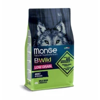 Monge Bwild Dog Low Cinghiale - Crocchette per Cani 12 kg