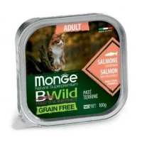 Monge Cat Bwild Salmone e Ortaggi Multipack 32 x 100 g