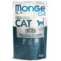 Monge Cat Grill Sterilized Trota – 28 x 85 g