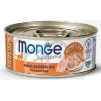 Monge Superpremium Supreme Steril Tonno e Granchio 80 g