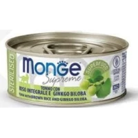 Monge Superpremium Supreme Steril Tonno, Riso e Ginkgo 80 g