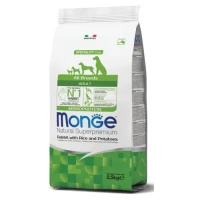 Monge Coniglio con Riso e Patate Crocchette Cani Adult