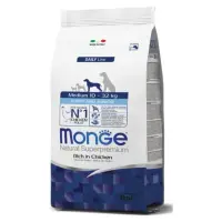 Monge Superpremium medium Puppy & Junior con pollo e riso