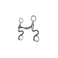 Morso western in ferro brunito con gioco-lingua in rame - Pool's - 12,5 cm