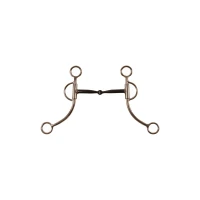 Morso Western Pools in acciaio inox con imboccatura ferro nero - aste lunghe - 12,5 cm