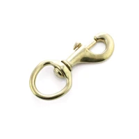 Moschettone lunghina ottone 1" - Umbria Equitazione