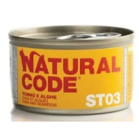 Natural Code Steril Tonno e Alghe 85 g per Gatti