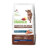 Natural Trainer Sensitive No Grain gatto con trota e patate - 2 kg