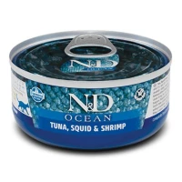 ND Cat Ocean Tonno/Sardine/Gamberetti 70g - Farmina