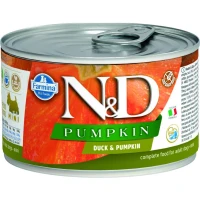 ND Umido Dog Pumpkin Mini Anatra 140g - Farmina