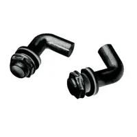 Novital Uscita portagomma angolare Ø mm 22, Confezione 2 pezzi