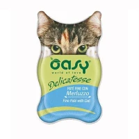Oasy Cat Delicacies Paté Merluzzo 18 x 85g