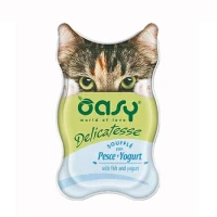 OASY Cat Delicatesse Soufflé Pesce/Yogurt 18 x 85g