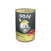 Oasy Grain Free Formula Adult - Umido per Cani - 400 gr / Manzo