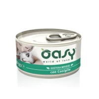 Oasy mousse per gatti con coniglio 85 g