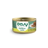 Oasy Wet Cat CAPRICE - Terrina con POLLO E VERDURE Lattina 85 gr 