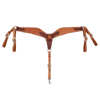 Pettorale Roper Breastcollar - Berlin Custom Leather - Unica Marrone
