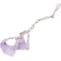 Trixie Pettorina Junior Morbida M/L Lilla con Guinzaglio
