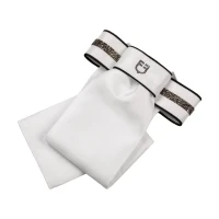 Plastron Dressage Impero Equestro - Unica Bianco/Nero