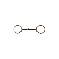 Pool's Filetto Western a D con Torciglione in Ferro Nero - 12,5 cm