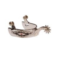 Pool's Speroni Western in Acciaio Inox con Decorazioni Navajo