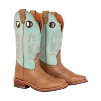 Pool's Stivaletto Donna Western 566-30L-GR in Vitello Pieno Fiore