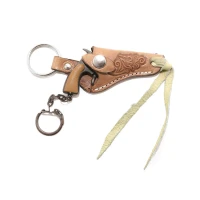 Portachiavi Pistola in Pelle - Umbria Equitazione