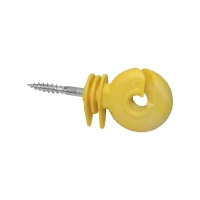 Power Energy Isolatore a vite per corda elettrica - giallo