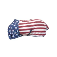 Pro-Tech Coperta Paddock Ottawa (senza imbottitura) - stile USA - 165 cm Usa Flag