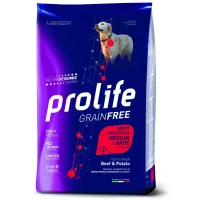 Prolife Grain Free Adult Sensitive Manzo & Patate - 10 kg