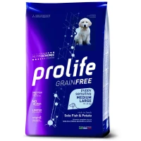 Prolife Grain Free Puppy Sogliola & Patate - Medium/Large 2,5kg/10kg