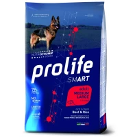 Prolife Smart Adult Manzo & Riso Medium/Large 2,5/12 kg