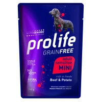 ProLife Dog Um Grain Free Bustine Mini Manzo/Patate 10 x 100g