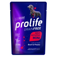 ProLife Dog Um Grain Free Bustine Mini Manzo/Patate 10 x 100g