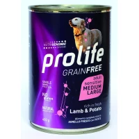 Prolife Dog Um Grain Free Medium/Large Agnello Gr 400