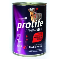 Prolife Dog UM Grain Free Medium/Large Manzo 400g