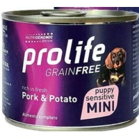 Prolife Dog Um Grain Free Puppy Mini Maiale/Patate Gr 200