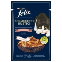 Purina Felix Sfilaccetti Rustici al Salmone 26 x 80 g