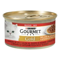 Purina Gourmet Gold Delizie in Salsa Manzo 85 g