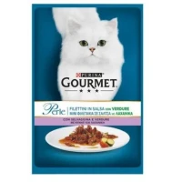 Purina Gourmet Perle Filetti di Selvaggina e Verdure 26 x 85 g